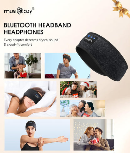 Bluetooth 5.4 Wireless Sleep Headphones Headband for Sports and Audio