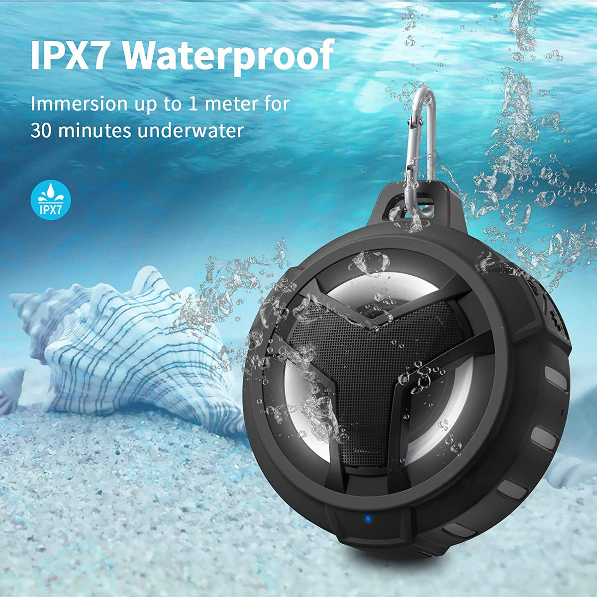 Ultimate Waterproof Bluetooth Shower Speaker - Perfect Portable Gift for Kayak Adventures and Teens!