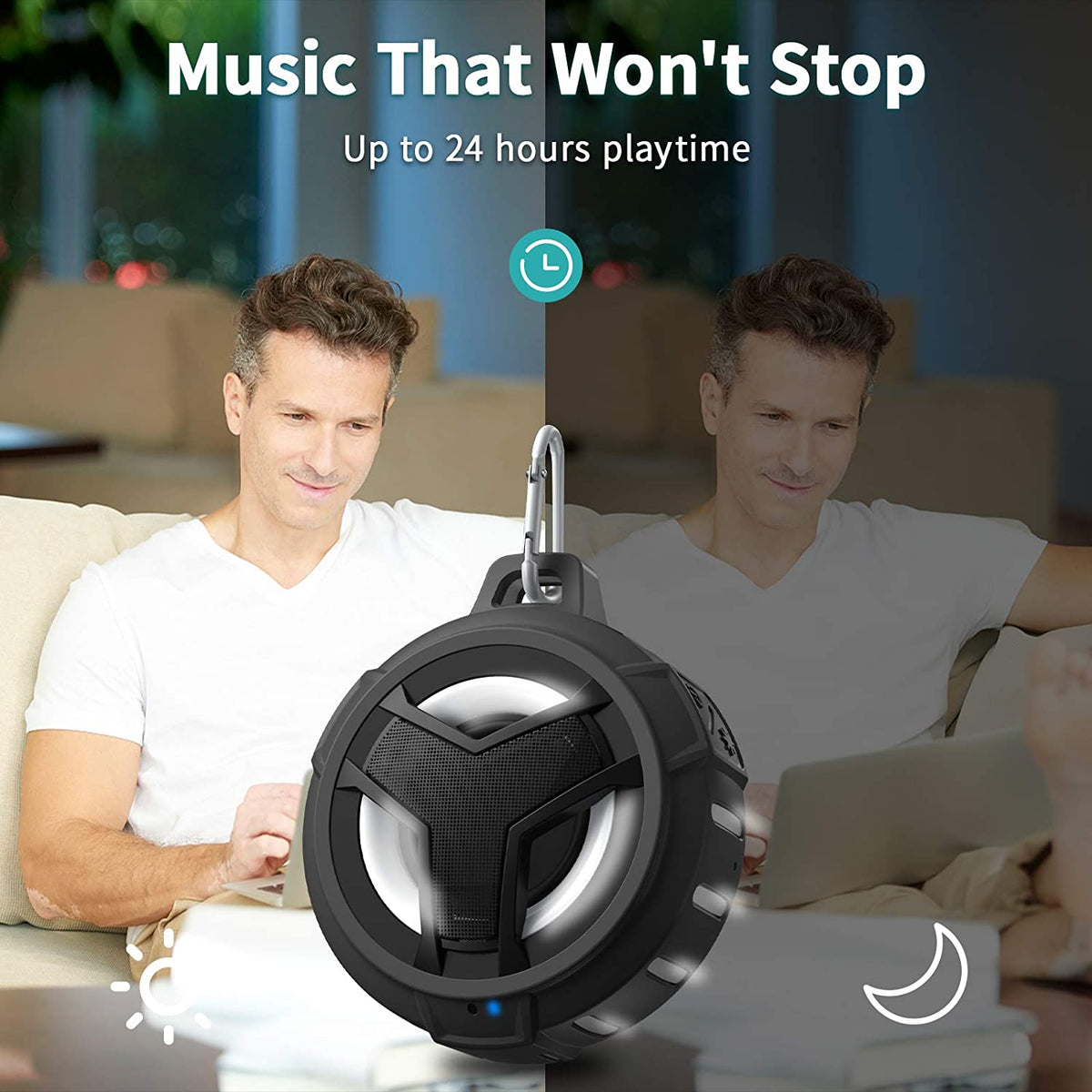 Ultimate Waterproof Bluetooth Shower Speaker - Perfect Portable Gift for Kayak Adventures and Teens!